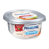 Cream Cheese Spread - Garden Vegetable 1/3 less cal 8 oz AF Only